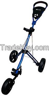 Cruiser Lx Deluxe 3 Wheel Push Cart - Blue 