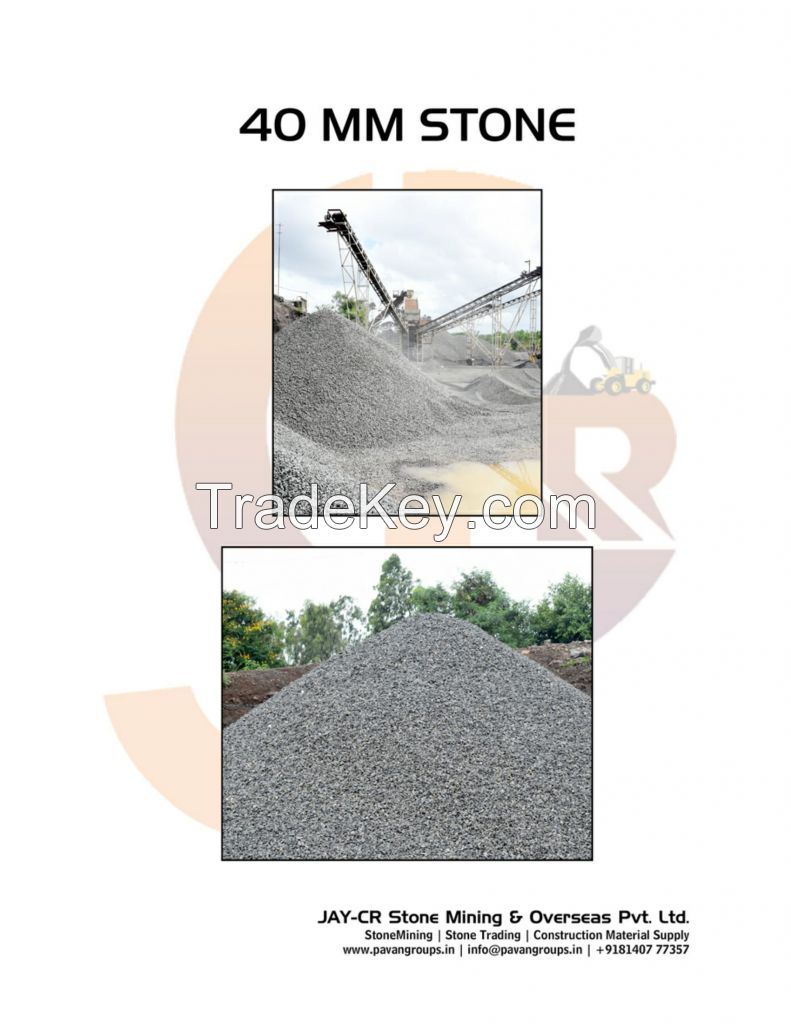 Crushed Stone, Stone Aggregate, Stone Crushed Powder, Gravels Etc.