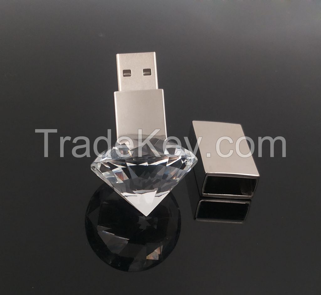 OEM Crystal USB Flash Drivers From 256mb To 32GB