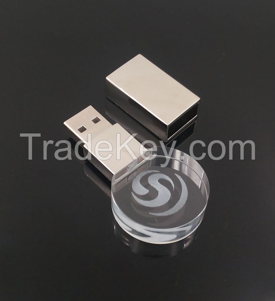 OEM Crystal USB Flash Drivers From 256mb To 32GB