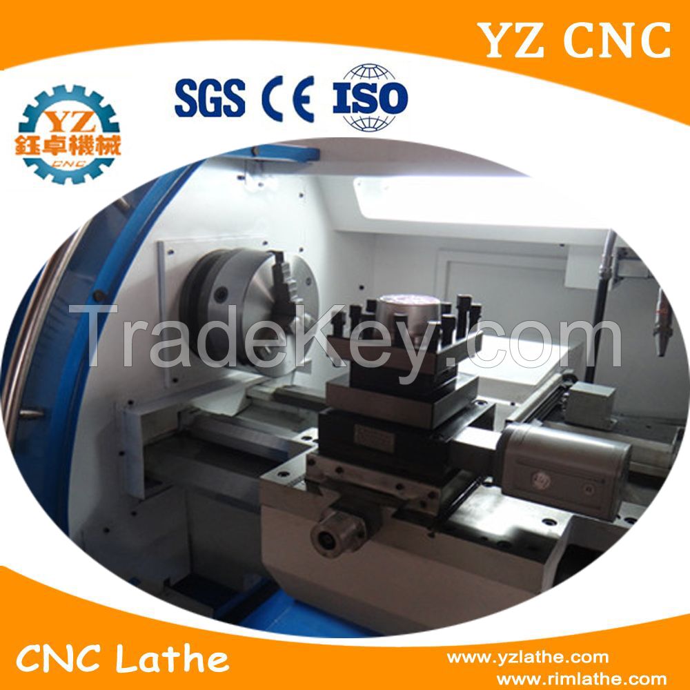 automatic bench CNC lathe machine CK6140 for metal cutting