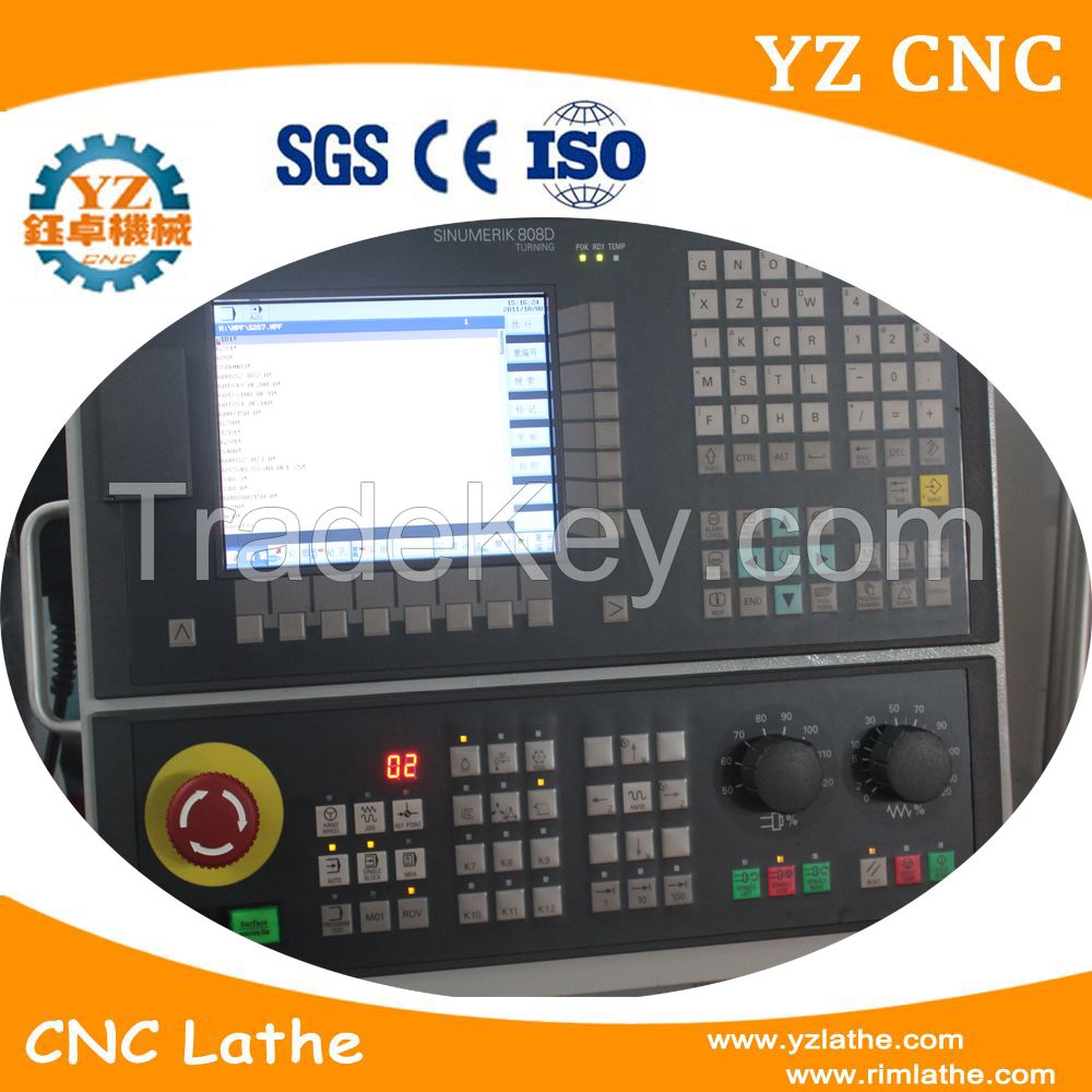automatic bench CNC lathe machine CK6140 for metal cutting