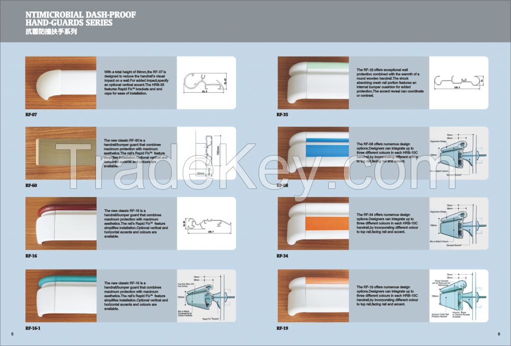 Bathroom Accessory Brass Handrail Antislip Safety Grab Bars Stainless Steel handrail