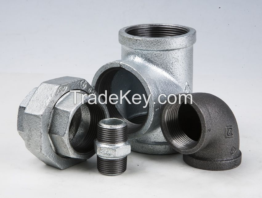 UL FM Approved (Lining Plastic) Malleable Iron Pipe Fittings