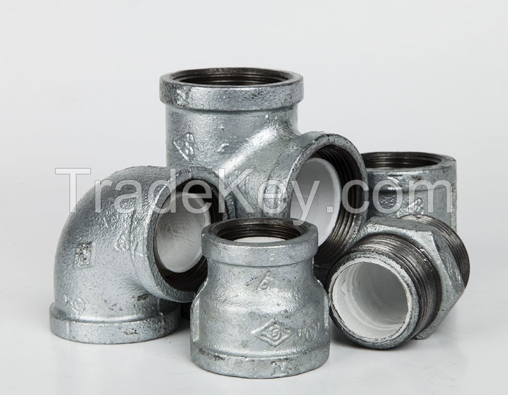 UL FM Approved (Lining Plastic) Malleable Iron Pipe Fittings