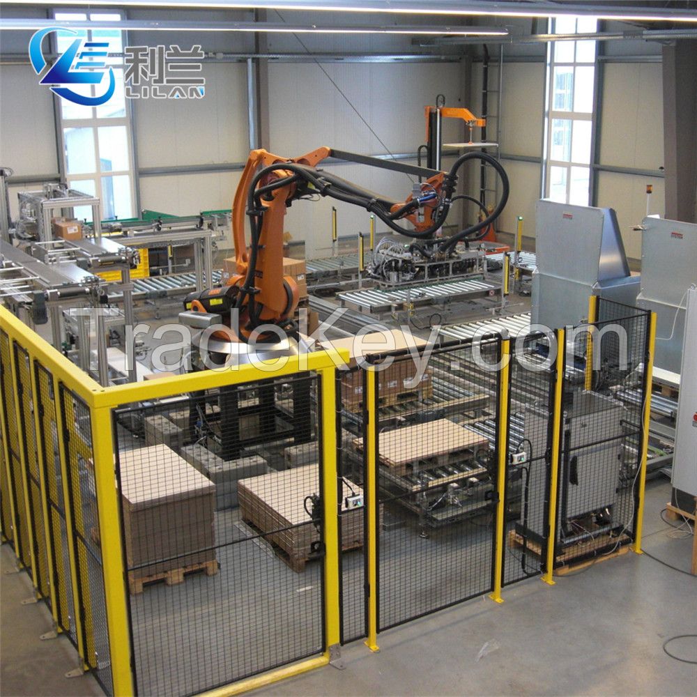 Robot palletizer for cartons and water beverage production lines