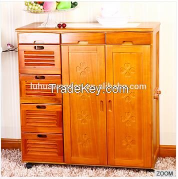 solid wood durable kitchen cabinet design 