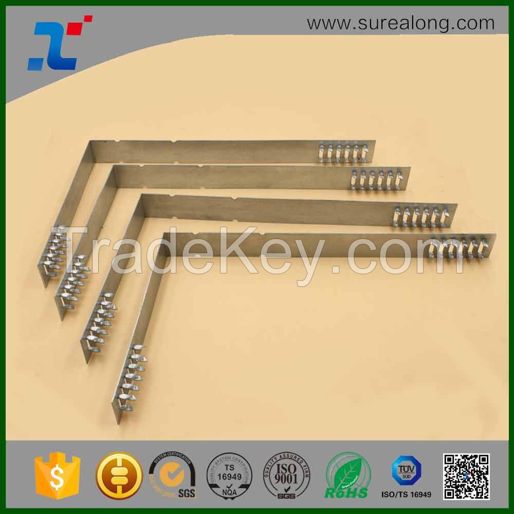 Galvanized Sheet Single Gang Nail Plate For Wood