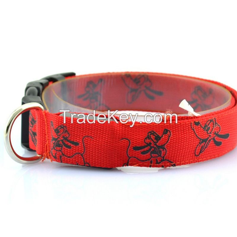 2017 new innovative products LED dog collars free sample	