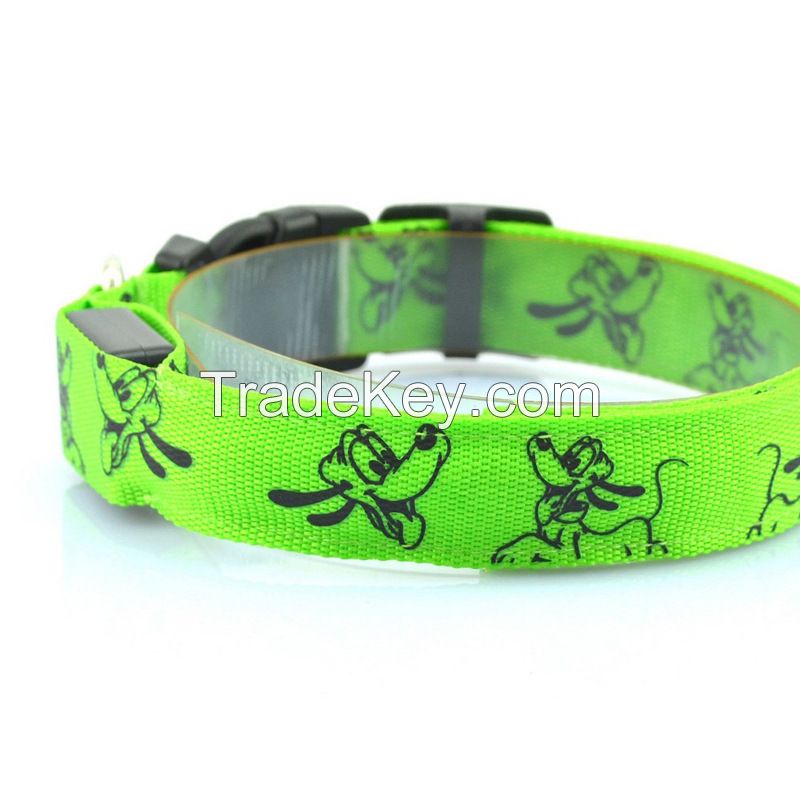 2017 new innovative products LED dog collars free sample	