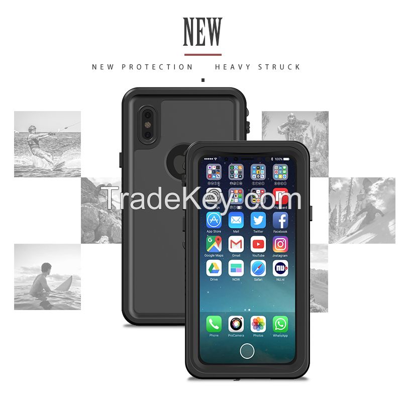2017 OEM New Phone Case For iphone 8 Waterproof Shockproof Heavy Cover