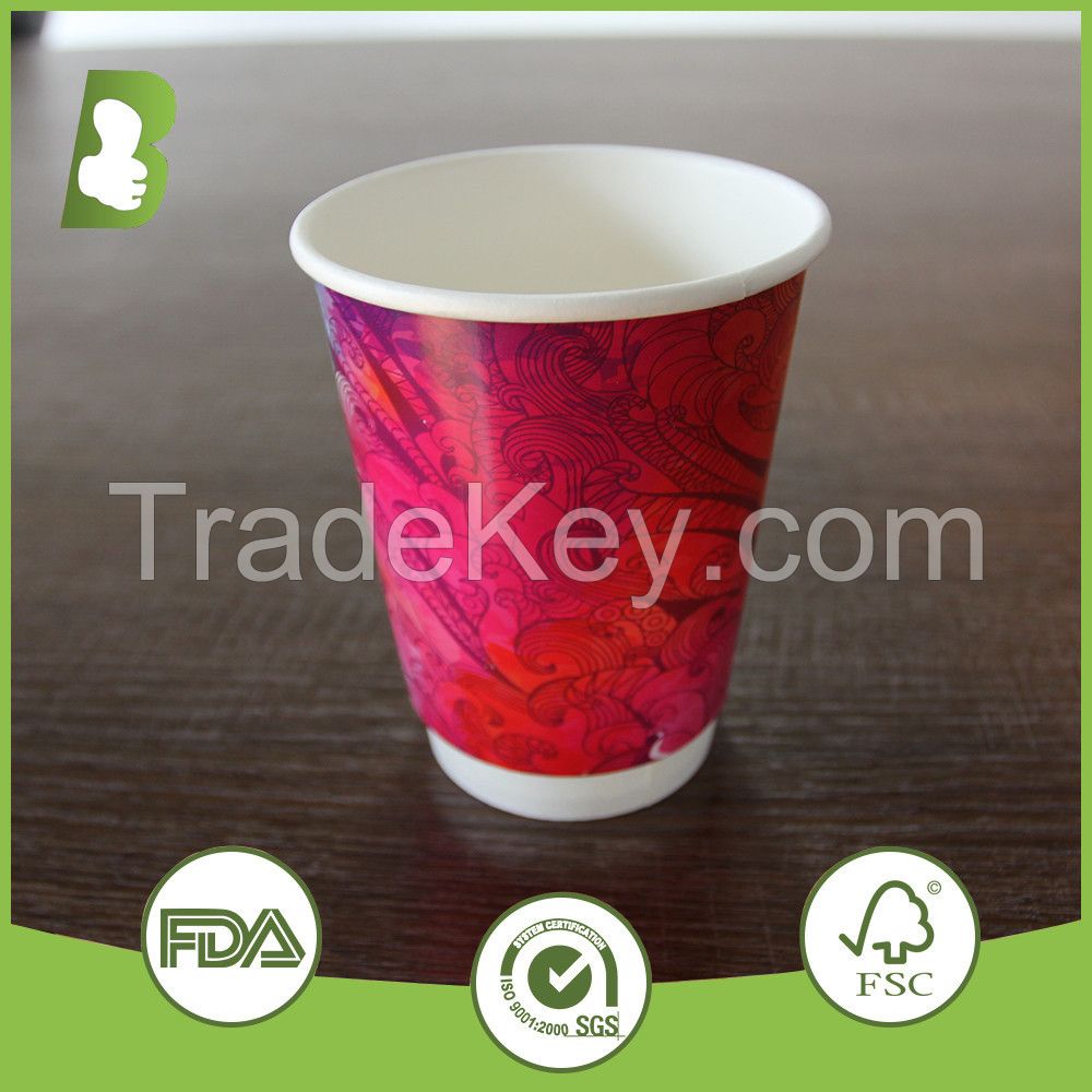 factory supply double wall paper cups