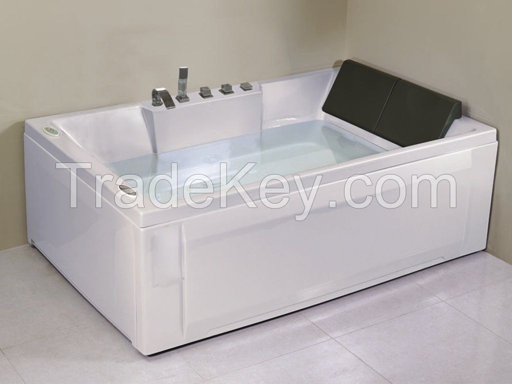 To wall,corner or drop-in square shaped bathtub 1850x1210mm GM-1211