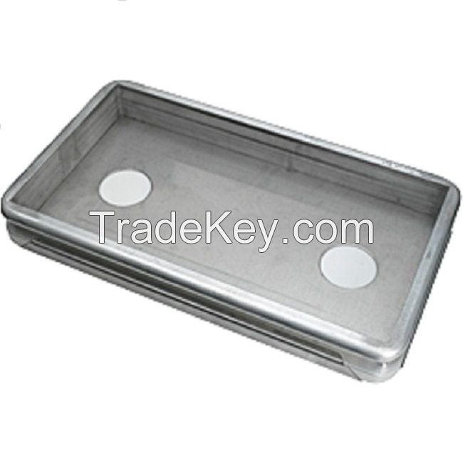 16.5lb/7.5kg Aluminium Plate Freezer Frames Frozen Seafood Plates / Pans (square)