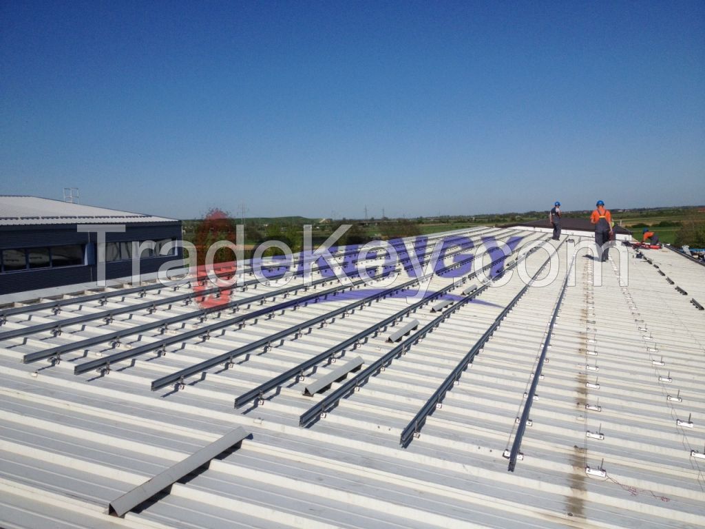Solar rooftop mounting system-Hook system