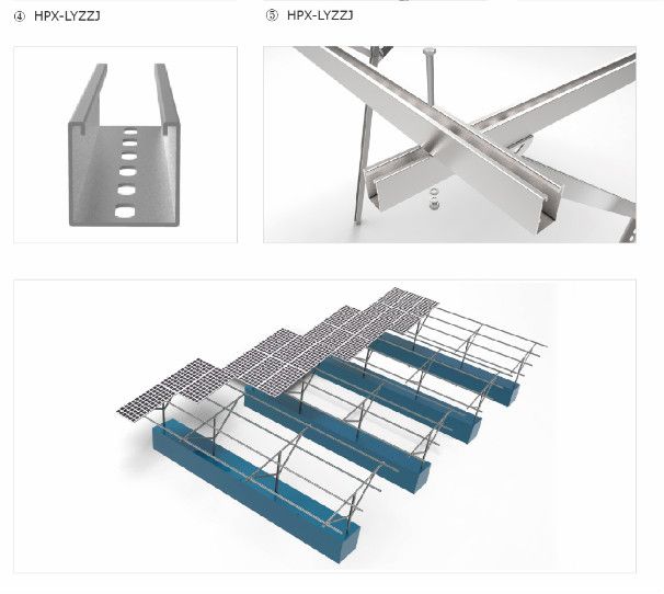 Ground mounting system-Pole mounting system ï¼ˆCarbon steelï¼‰