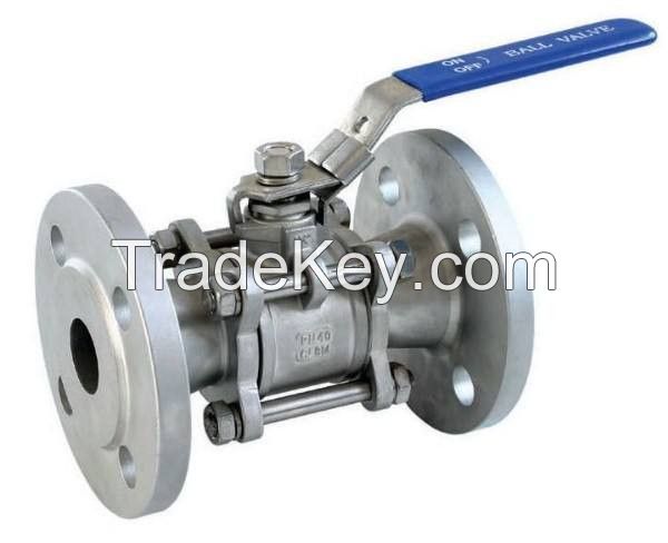1PC/2PC/3PC Threaded Stainess Steel Ball Valve, 304/316/WCB