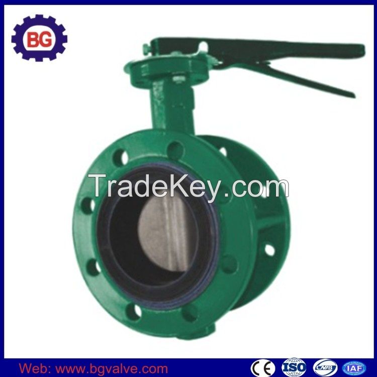 Flanged Body Style Butterfly Valve 