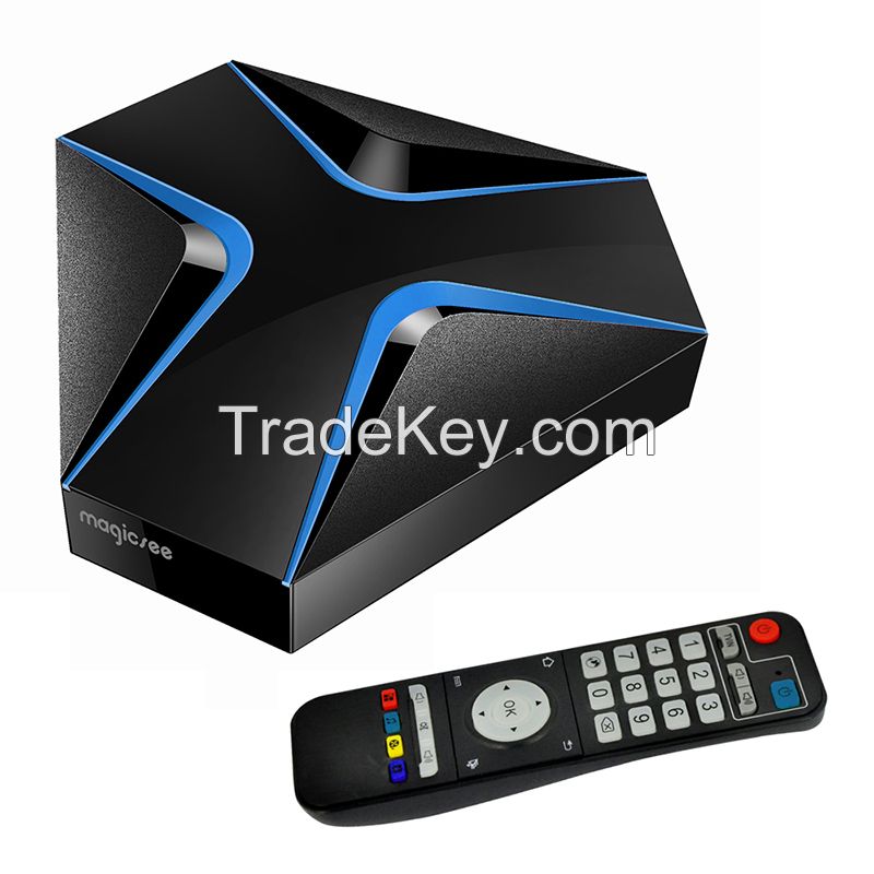 3GB DDR4 32GB EMMC hd tv box Magicsee IRON+ S912 android dual wifi int