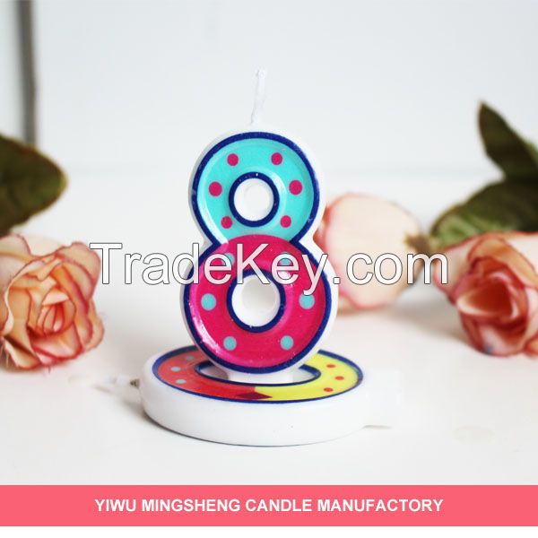 New item 0-9 decoration novelty birthday candle number