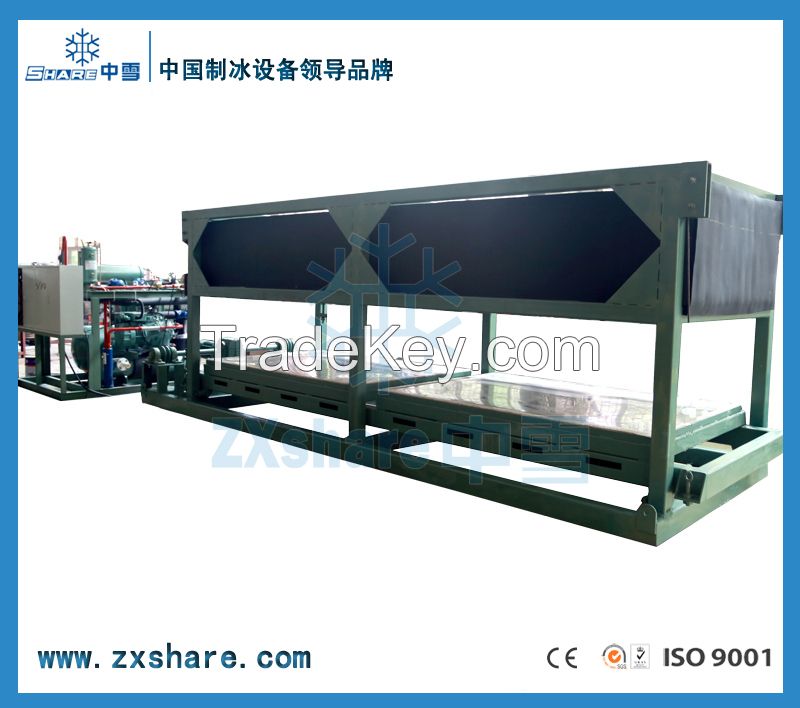 10T automatic block ice machine,direct cooling ice block making system