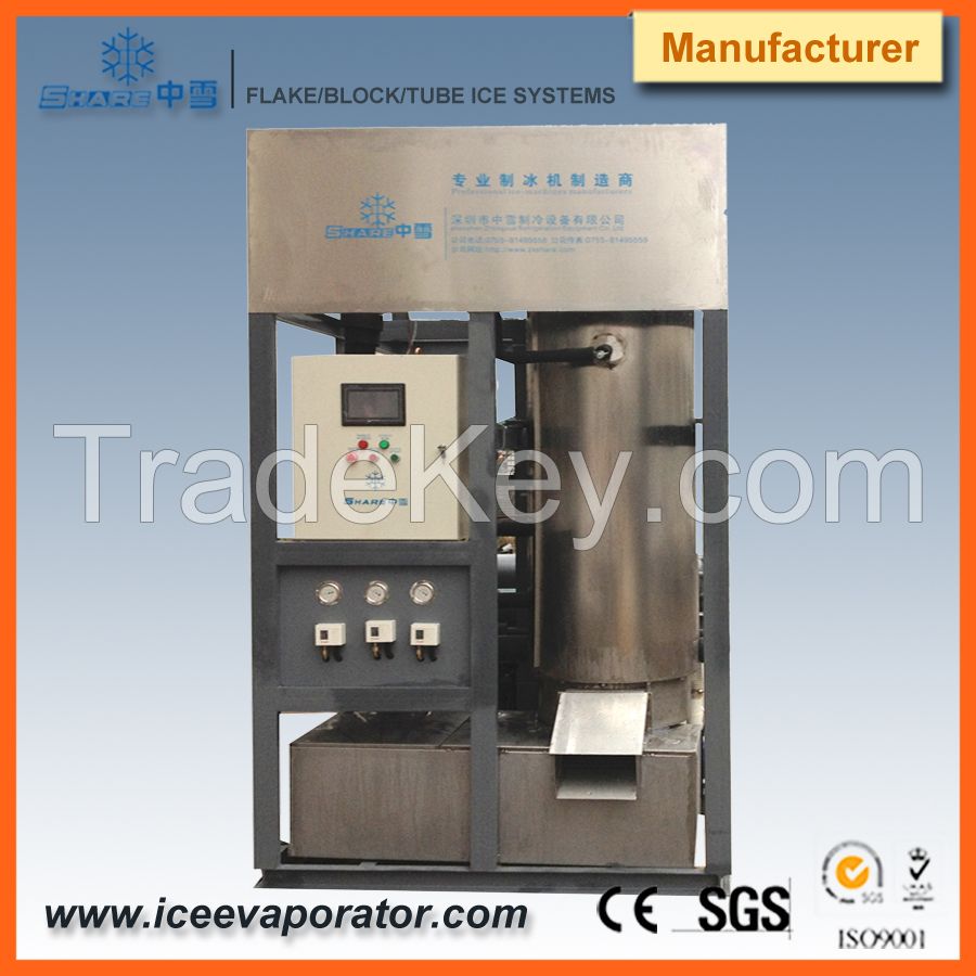 Daily 5T tube ice machine for edible purpose using food processing area