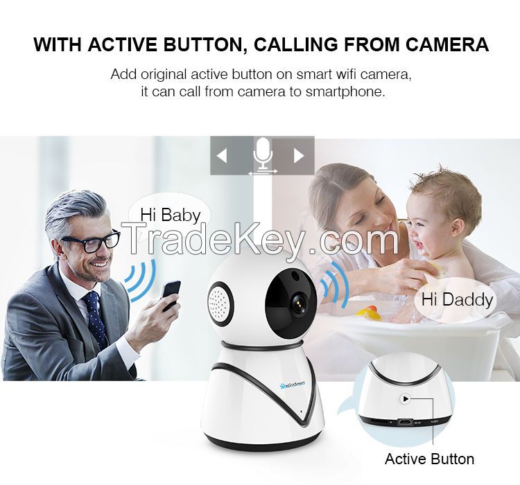 WiFi Home Security Camera HD 720P/960P Pan Tilt Wireless IP Camera