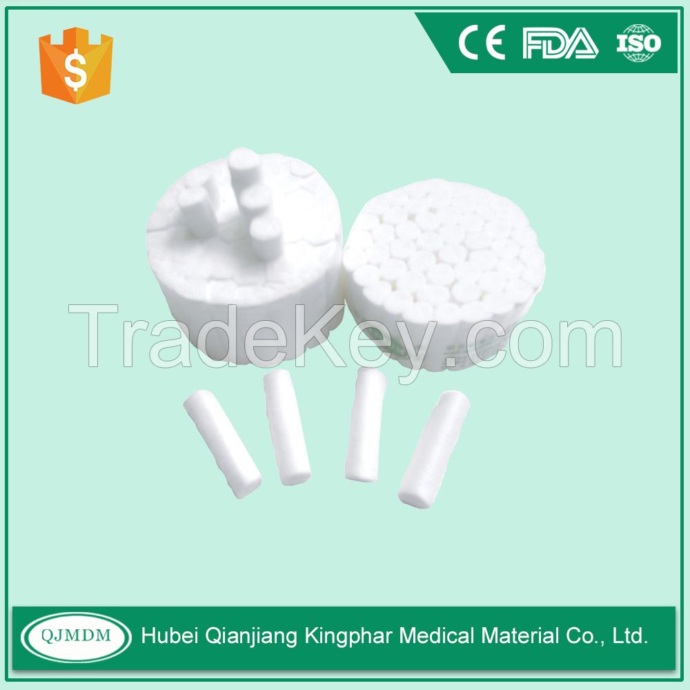 Absorbent disposable dental cotton roll