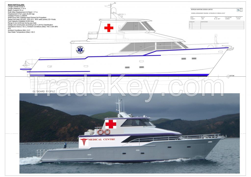 MMD - New 22.00 Meter Hospital Vessel