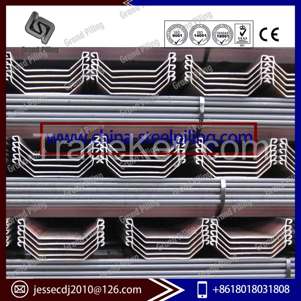Steel sheet pile (hot rolled and cold formed)