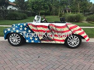 2017 acg 39 roadster Golf Cart custom Street Legal Lsv 4 passenger seat fast 