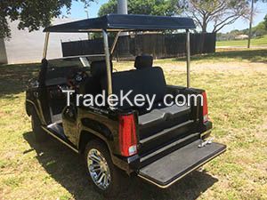 2015 acg Black Cadillac Escalade Golf Cart custom Street Legal Lsv 4 passenger 