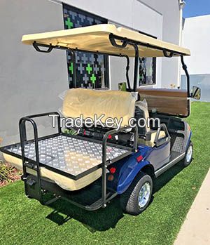 2017 Blue LSV Evolution EV Golf Cart Car Classic 4 Passenger seat street legal 