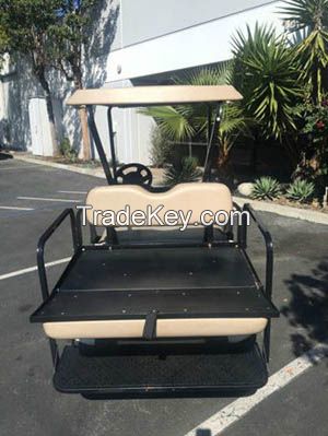 2010 ezgo rxv golf cart 48 volt 48v tan 4 passenger seat lights speed upgrade 