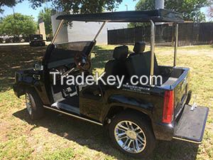 2015 acg Black Cadillac Escalade Golf Cart custom Street Legal Lsv 4 passenger 