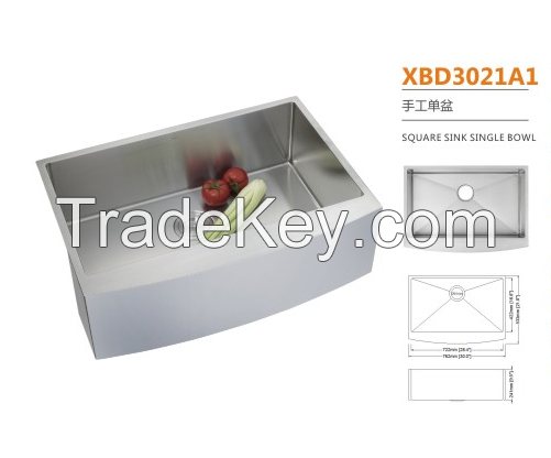 Farm House Apron Front Kitchen Sink Stainless Steel with R10