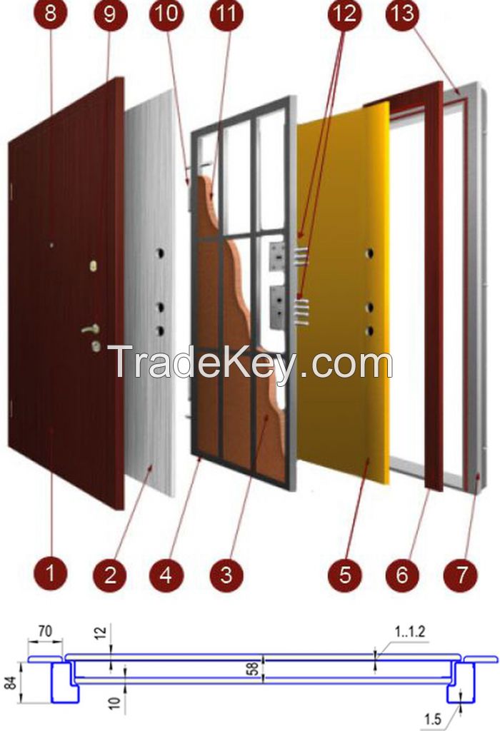 Entarnce Metal Door