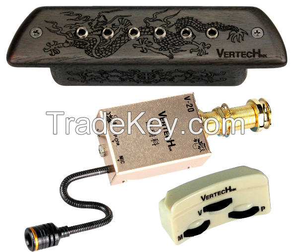 Vertechnk acoustic guitar soundhole pickup A-20