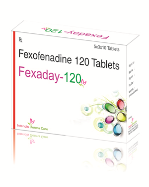 FEXADAY- 120 TABLETS- ANTI-ALLERGIC