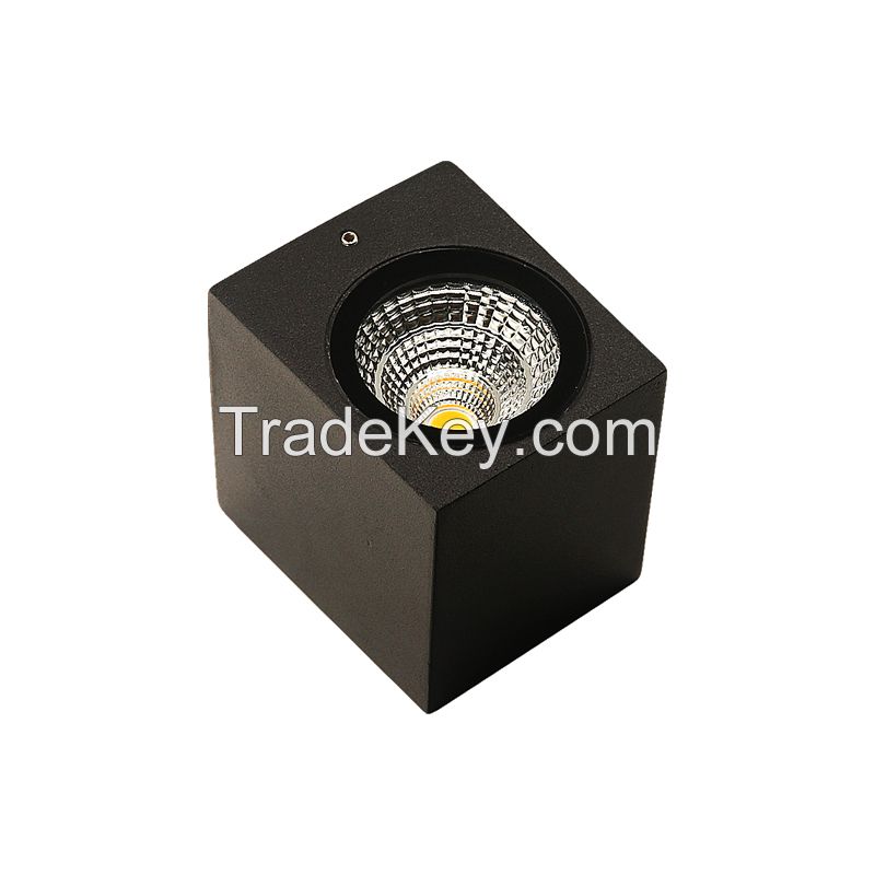 Square 5w led garden wall lights with CE