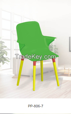 wholesale dining chair plastic modern leisure chair plastic colorful modern chair