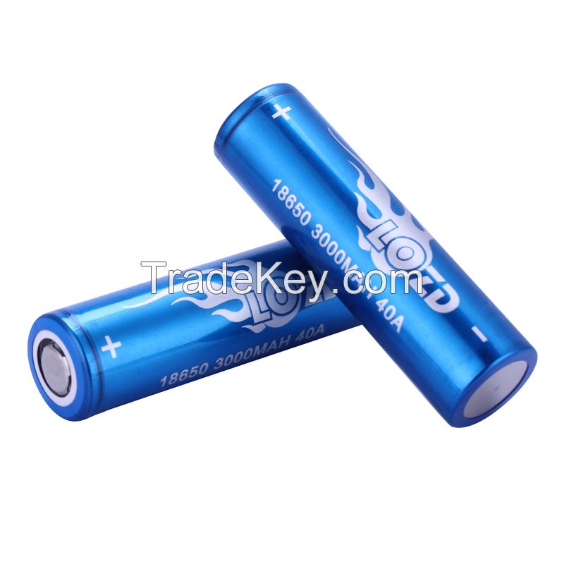 18650 3000mah battery 3.7v lithium battery for e-bike