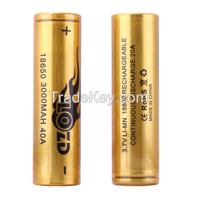 18650 3000mah battery 3.7v lithium battery with PCB explosion proof hi