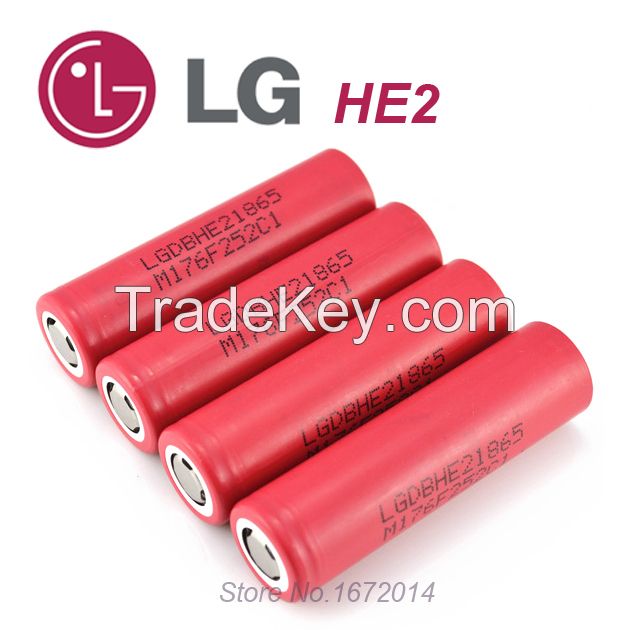 18650 LG HE2 2500mah high capacity 18650 li-ion rechargeable battery l