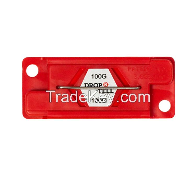 low cost used one time labels self adhesive shock label for logistic t