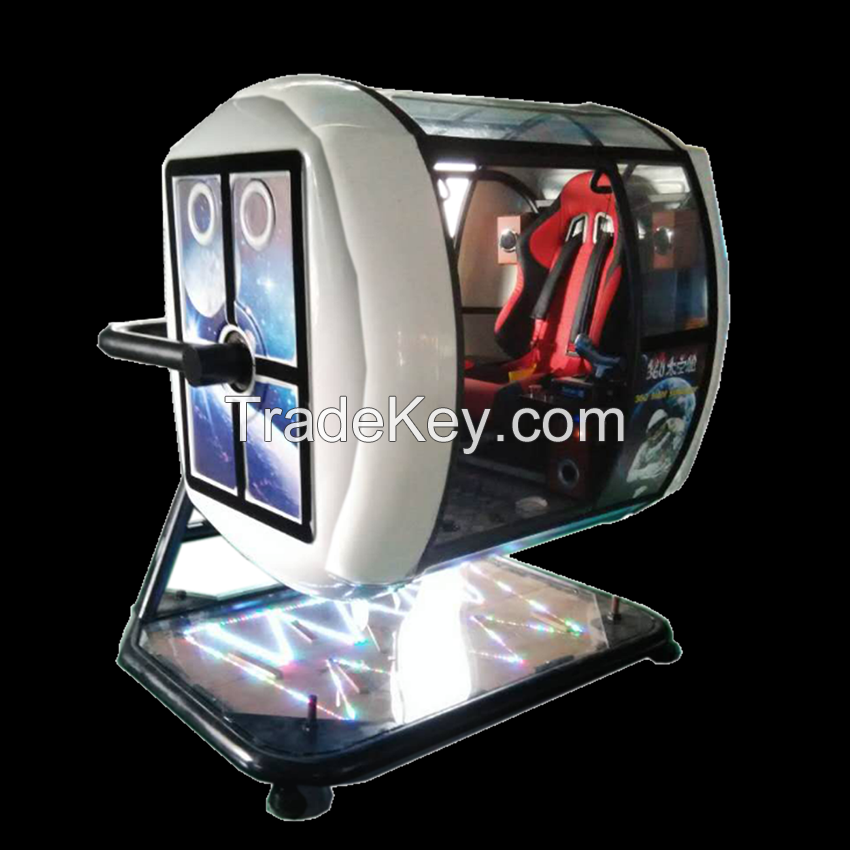 Combination driving racing games 720 degree flight simulator for sale