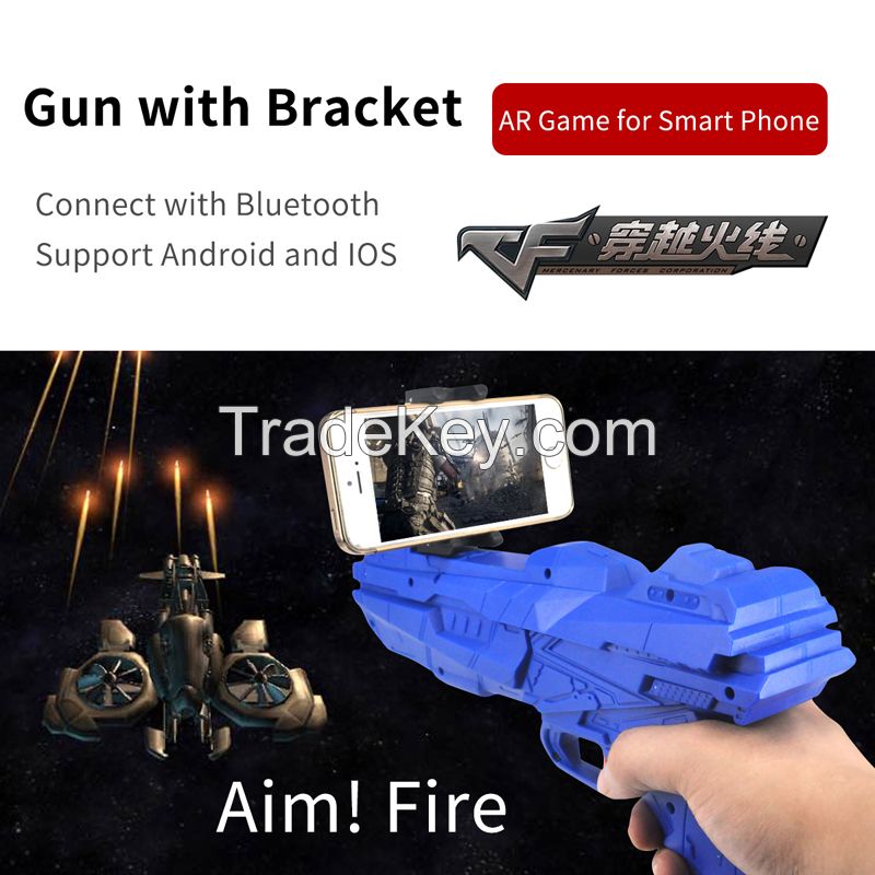 2017 hot selling popular wireless bluetooth game gun AR gun