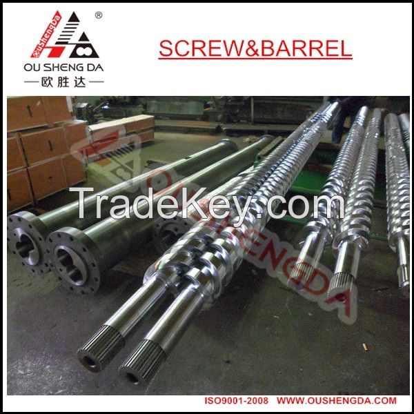 Twin Conical Screw Barrel Design for PVC