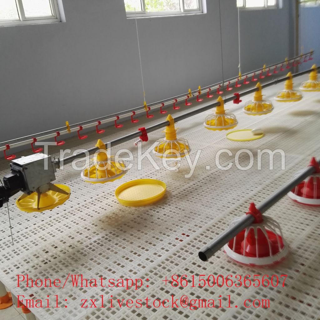 Automatic nipple drinkes for poultry farm