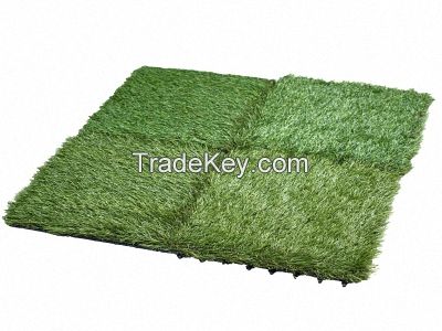 #408818-XO Tile Interlocking Artificial Grassï¼9 pcsï¼ supplier